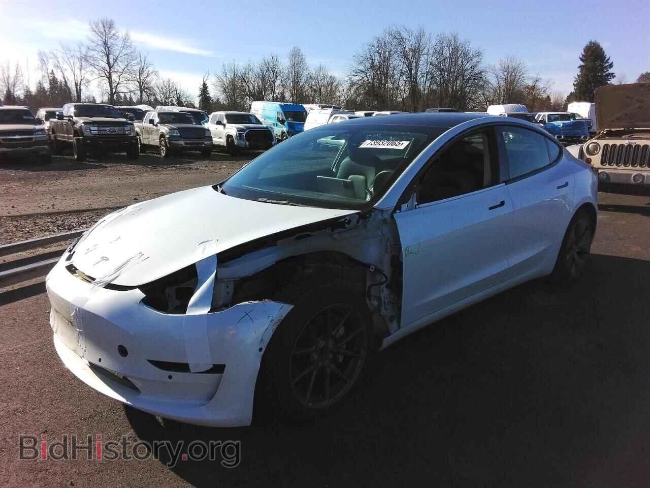 Photo 5YJ3E1EA6MF098464 - TESLA MODEL 3 2021