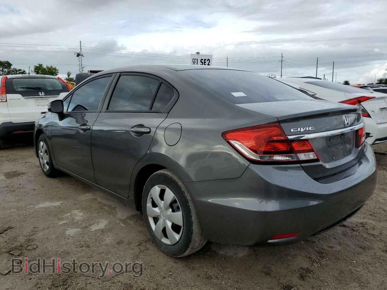 2013 HONDA CIVIC - VIN: 2HGFB2F53DH600484 - Фото 2