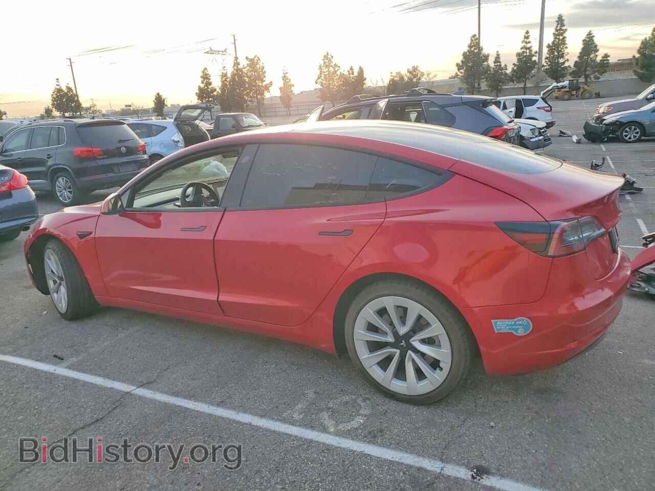 2022 TESLA MODEL 3 - VIN: 5YJ3E1EA0NF286074 - Фото 2