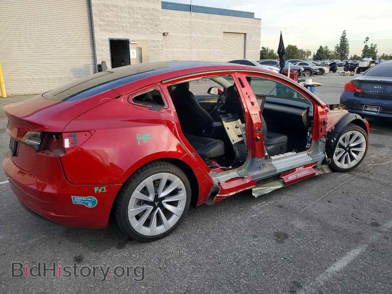 2022 TESLA MODEL 3 - VIN: 5YJ3E1EA0NF286074 - Фото 3
