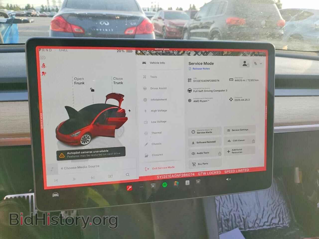 2022 TESLA MODEL 3 - VIN: 5YJ3E1EA0NF286074 - Фото 9