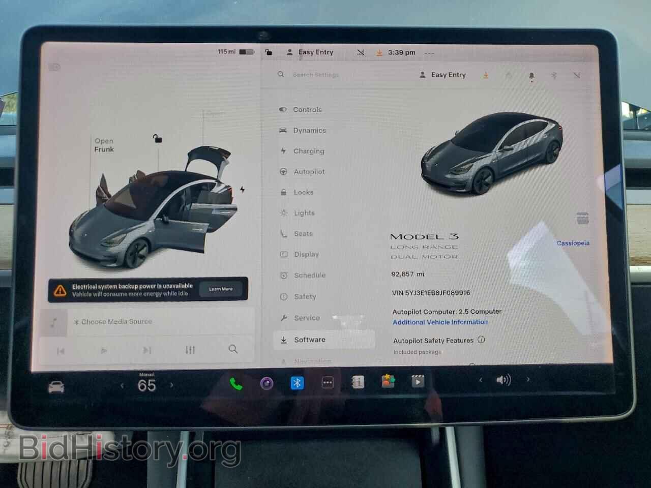 2018 TESLA MODEL 3 - VIN: 5YJ3E1EB8JF089916 - Photo 9