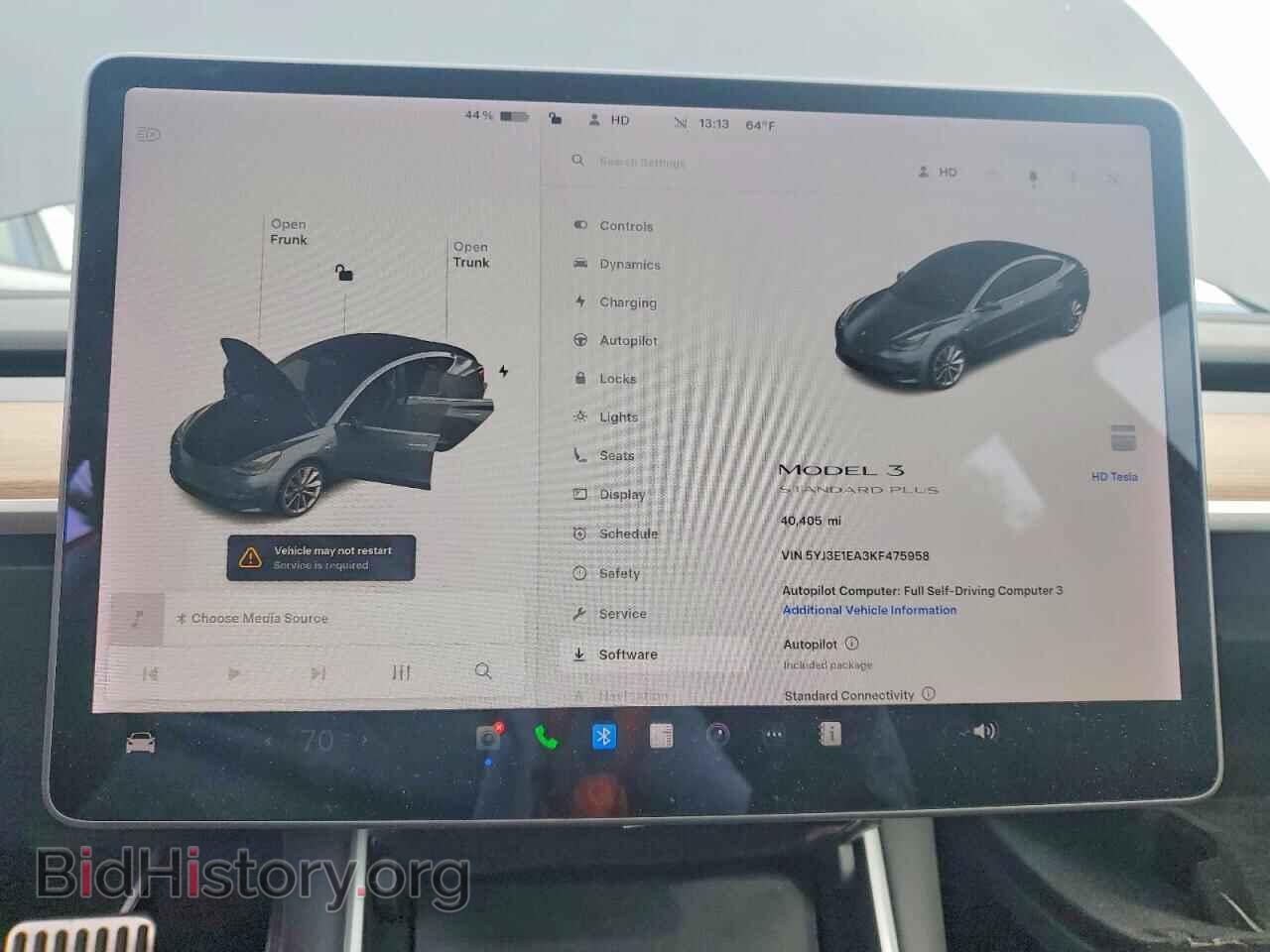 2019 TESLA MODEL 3 - VIN: 5YJ3E1EA3KF475958 - Photo 9
