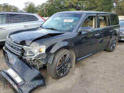 2013 Ford FLEX FLEX LIMIT, черный — VIN 2FMHK6DTXDBD12220, Copart