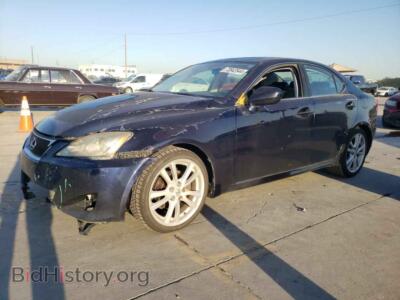 2007 Lexus IS 250, темно-серый — VIN JTHBK262572043852, Copart