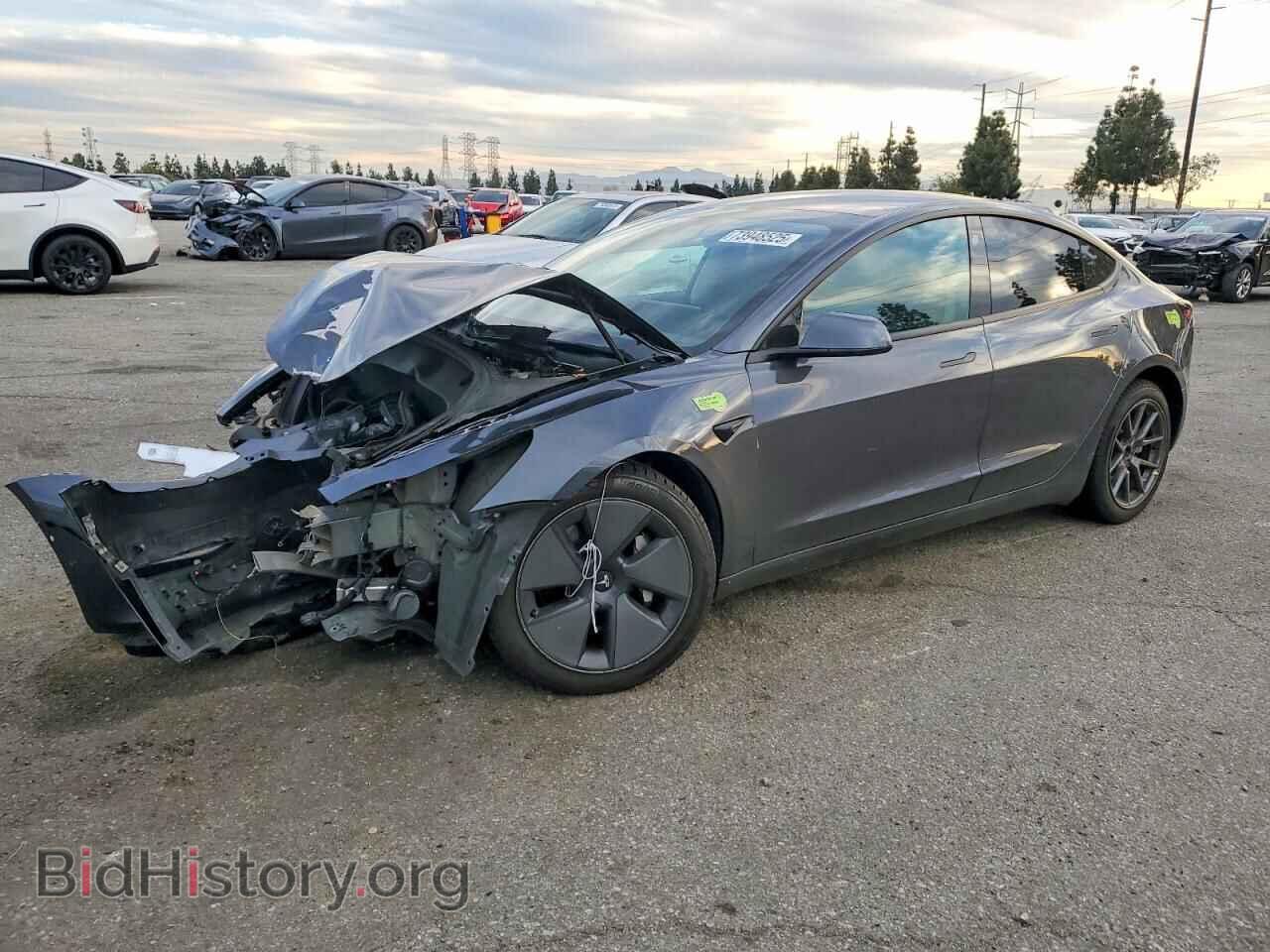 Photo 5YJ3E1EB8MF938186 - TESLA MODEL 3 2021