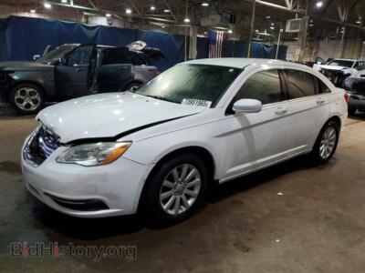 2012 Chrysler 200 Touring, white — VIN 1C3CCBBB4CN104713, Copart