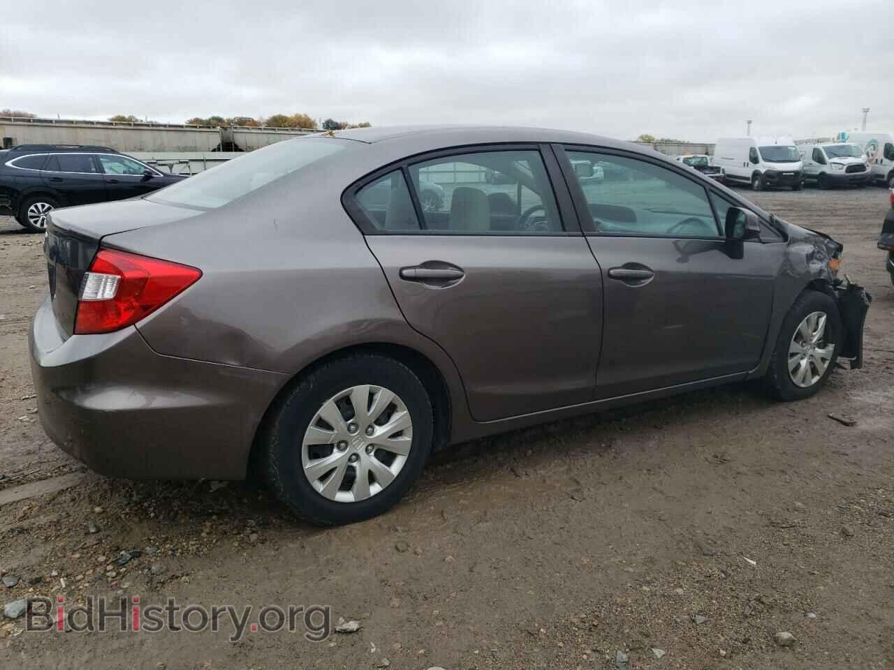 2012 HONDA CIVIC - VIN: 19XFB2F50CE060939 - Фото 3