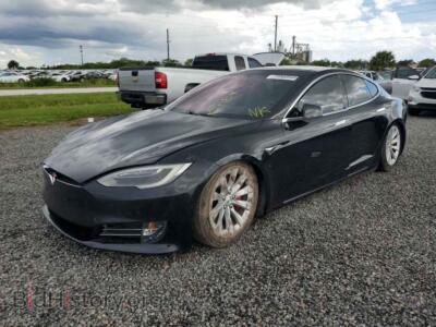 2016 Tesla MODEL S, черный — VIN 5YJSA1E48GF163546, Copart