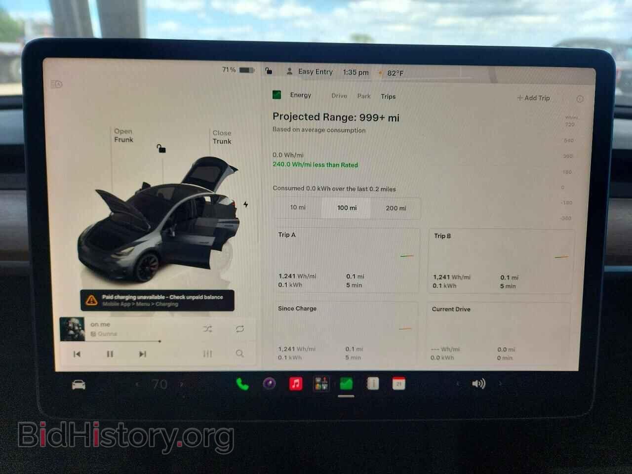 2022 Tesla MODEL Y (VIN 7SAYGDEE0NF455128) — фото 9 из 14