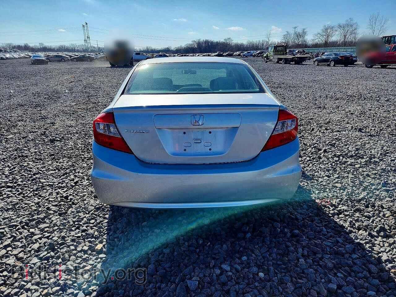 2012 HONDA CIVIC - VIN: 19XFB2F52CE389612 - Фото 6