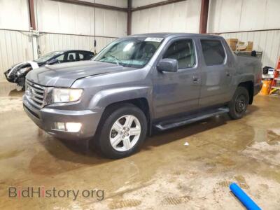 2012 Honda RIDGELINE RTL, серый — VIN 5FPYK1F50CB454140, Copart