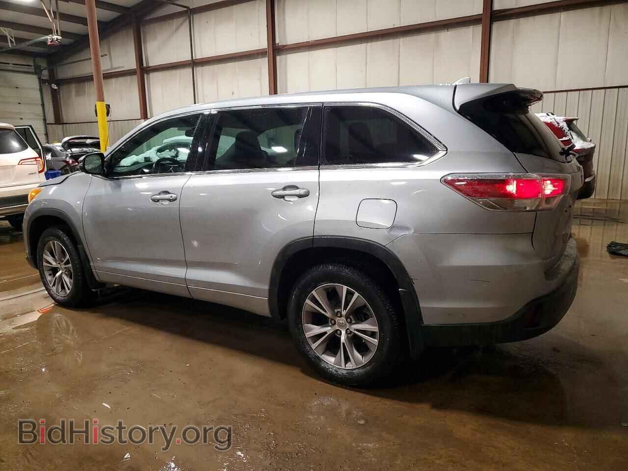 2014 TOYOTA HIGHLANDER - VIN: 5TDBKRFH6ES018222 - Фото 2