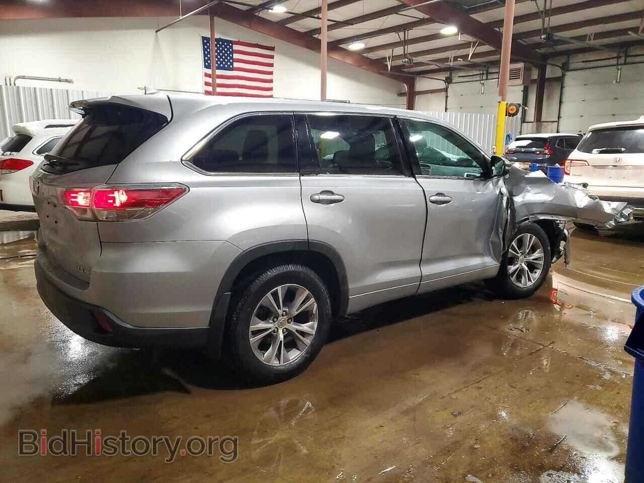 2014 TOYOTA HIGHLANDER - VIN: 5TDBKRFH6ES018222 - Фото 3