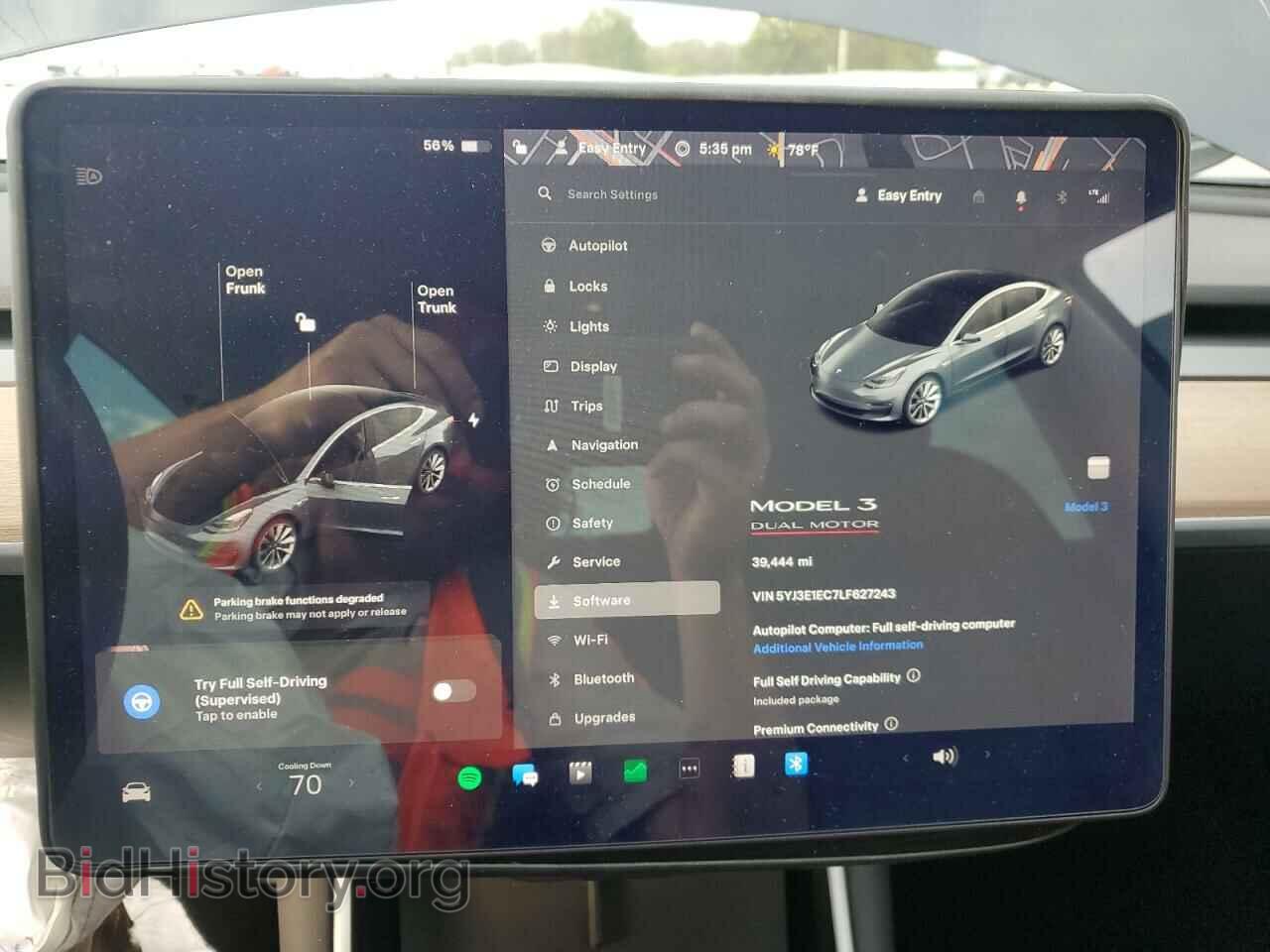 2020 TESLA MODEL 3 - VIN: 5YJ3E1EC7LF627243 - Фото 9