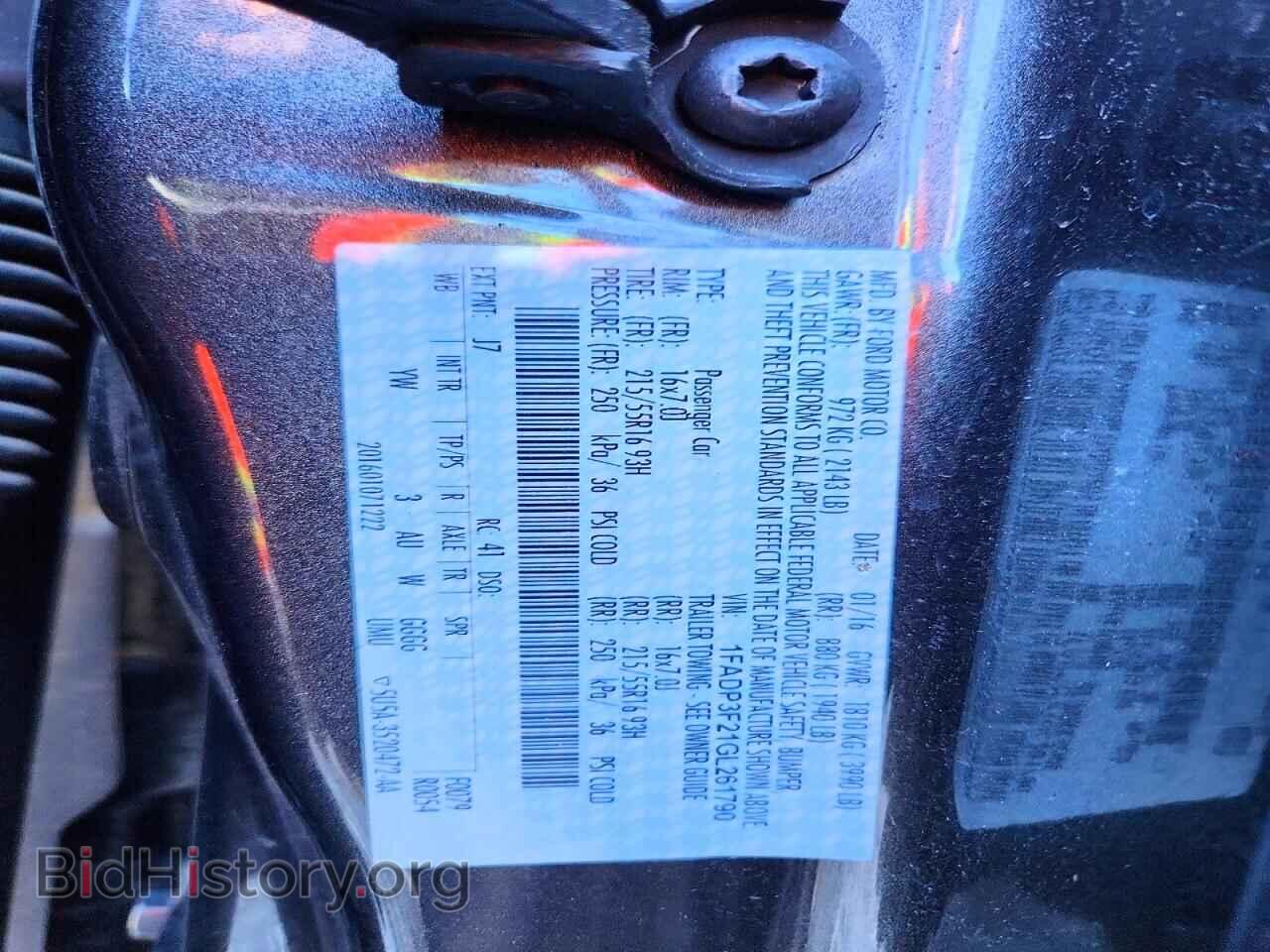 2016 FORD FOCUS - VIN: 1FADP3F21GL261790 - Фото 12