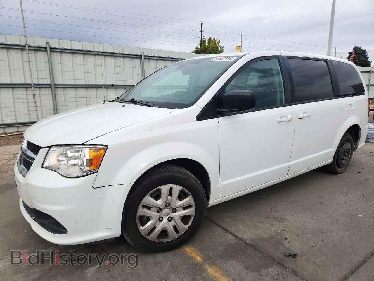 2018 Dodge CARAVAN SE (VIN 2C4RDGBG5JR318539) — photo 1 of 14, Copart, damage: side