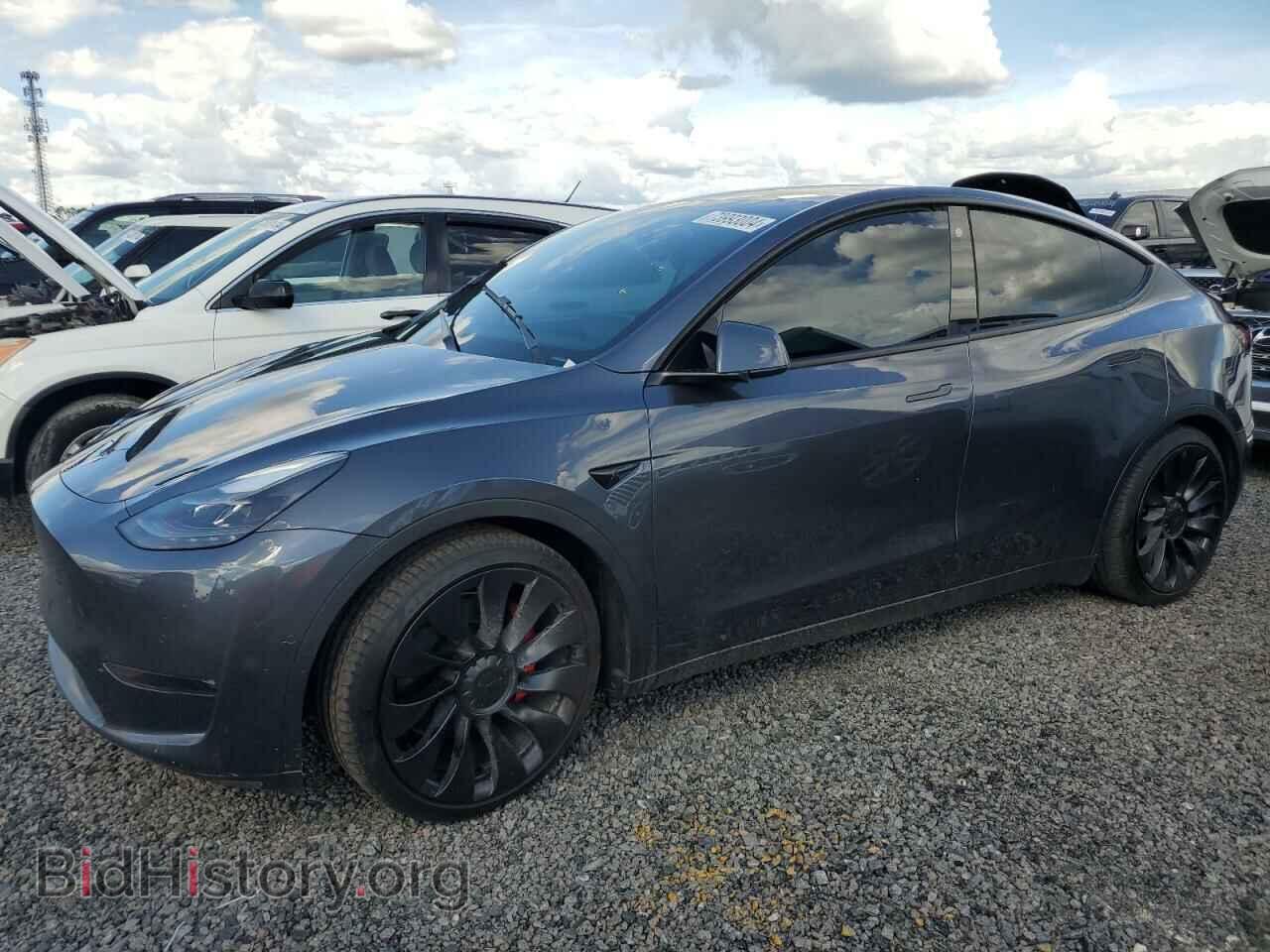 Photo 7SAYGDEF2NF448674 - TESLA MODEL Y 2022