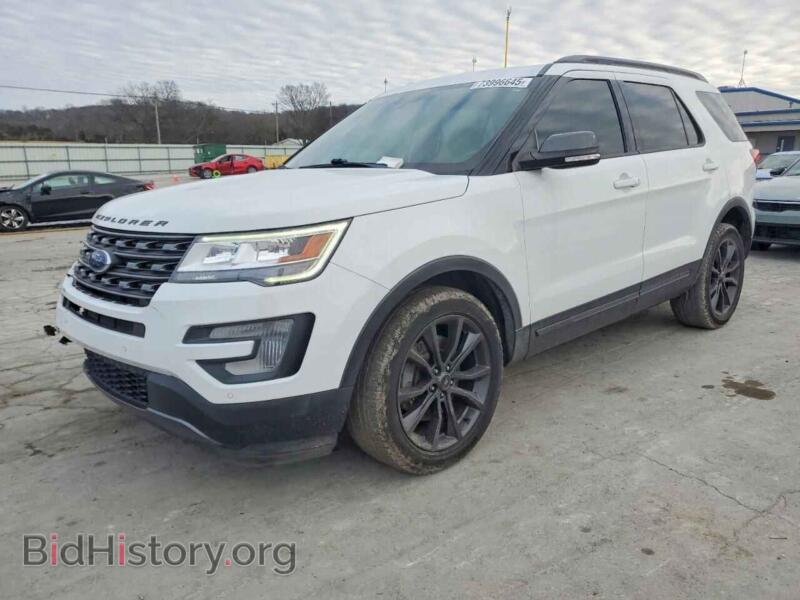2017 Ford EXPLORER XLT (VIN 1FM5K8D80HGD39094) — photo 1 of 16, Copart, damage: front end