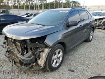 2015 Ford EDGE SE, серый — VIN 2FMTK3G82FBB70612, Copart
