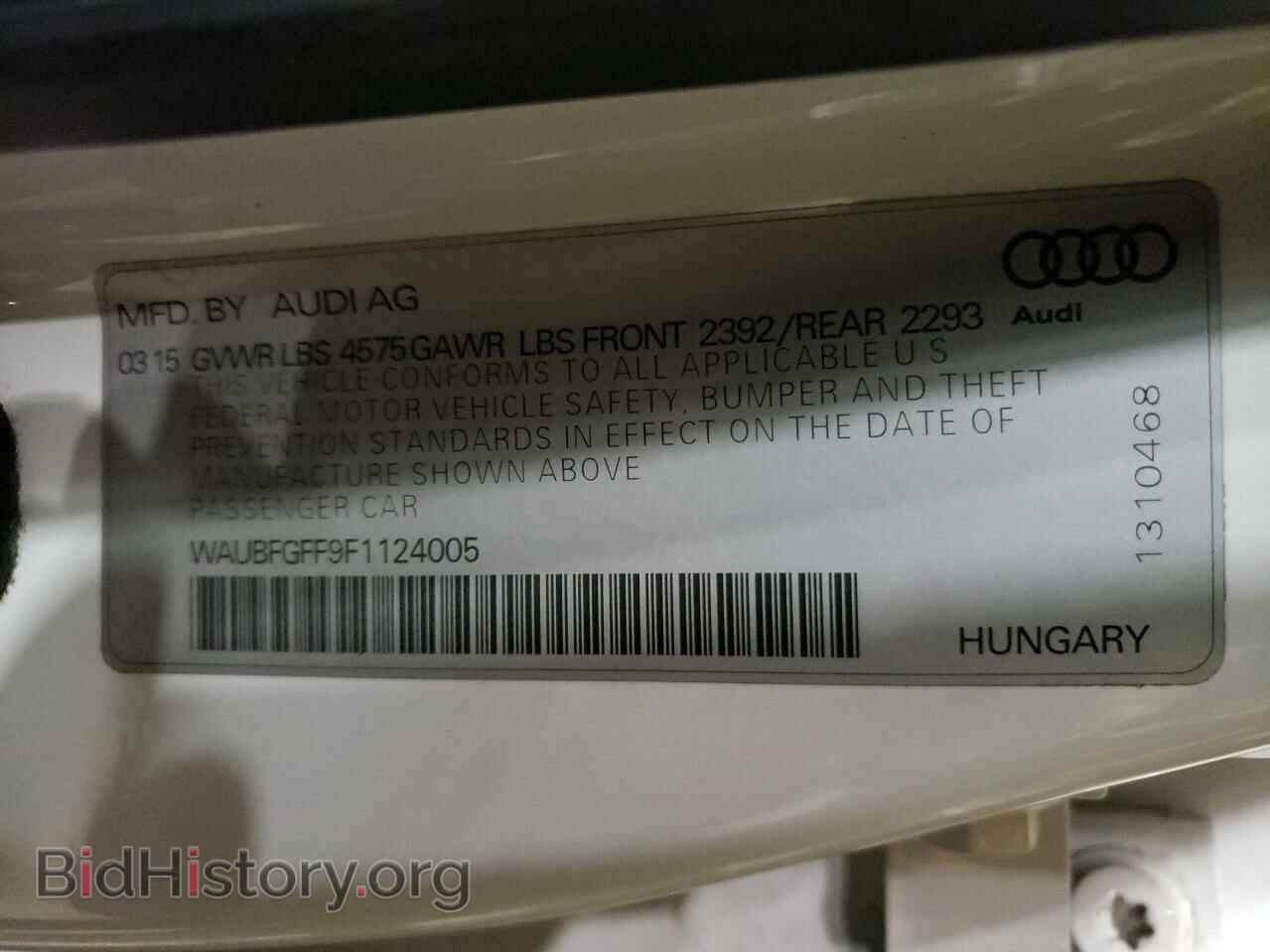 2015 AUDI A3 - VIN: WAUBFGFF9F1124005 - Photo 12