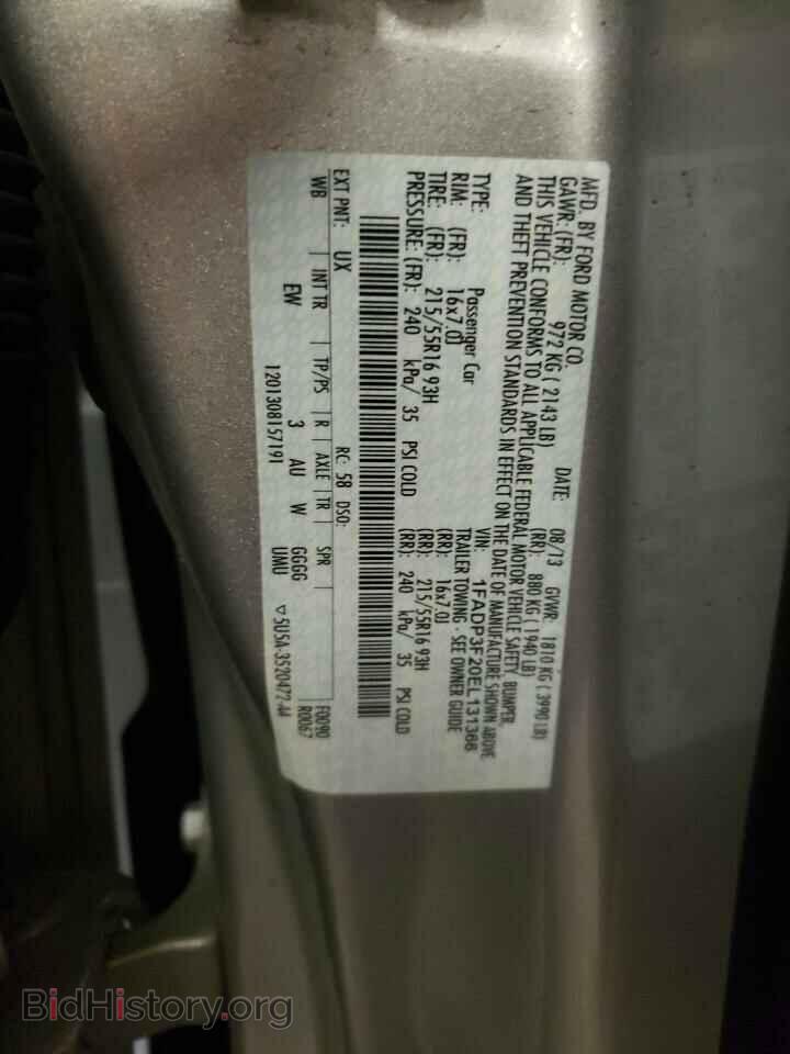 2014 FORD FOCUS - VIN: 1FADP3F20EL131366 - Photo 12