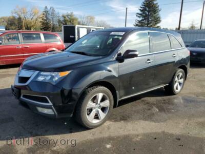 2013 Acura MDX, black — VIN 2HNYD2H49DH501250, Copart