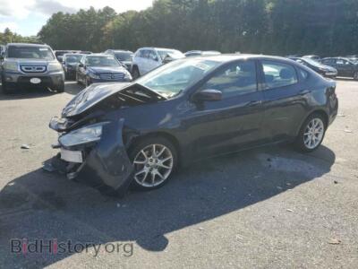 2013 Dodge DART SXT, черный — VIN 1C3CDFBA2DD186041, Copart