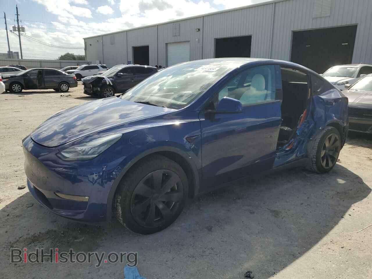 Фотография 5YJYGAEE9MF201220 - TESLA MODEL Y 2021