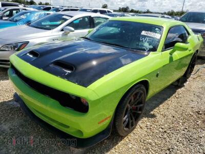 2023 Dodge CHALLENGER SRT Hellcat, green — VIN 2C3CDZC96PH525624, Copart