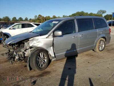 2015 Dodge CARAVAN SXT, silver — VIN 2C4RDGCG7FR671936, Copart