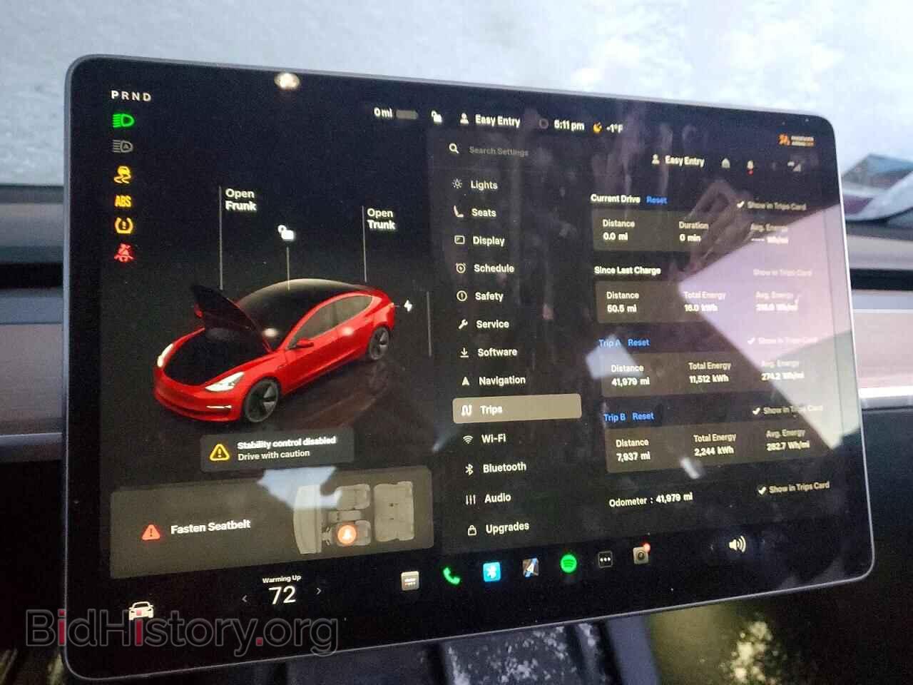 2022 TESLA MODEL 3 - VIN: 5YJ3E1EB4NF345412 - Фото 9
