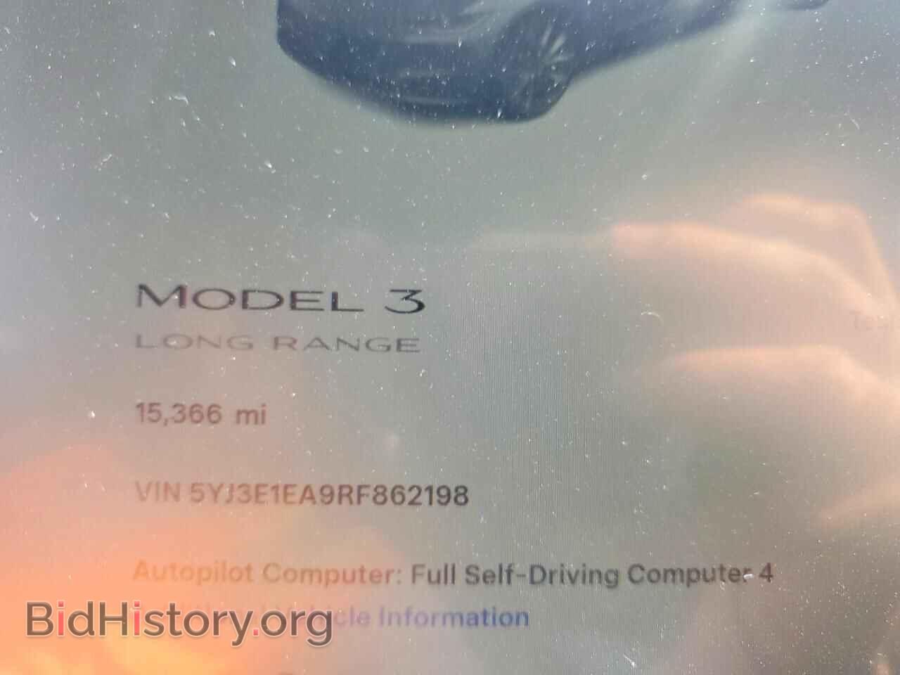2024 TESLA MODEL 3 - VIN: 5YJ3E1EA9RF862198 - Фото 9