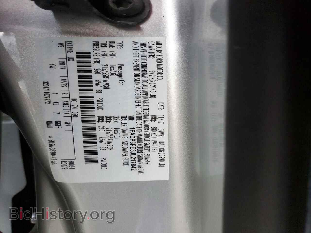 2018 FORD FOCUS - VIN: 1FADP3FE3JL217842 - Photo 13