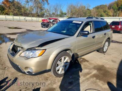 2008 Subaru OUTBACK 2.5I, gold — VIN 4S4BP61C687320955, Copart