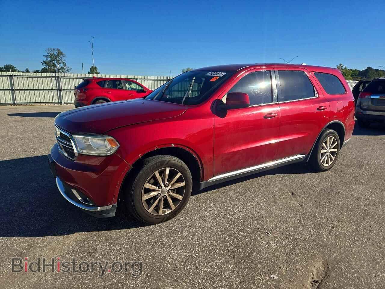 2015 Dodge DURANGO SXT (VIN 1C4RDHAG7FC201634) — photo 1 of 13, Copart, damage: front end