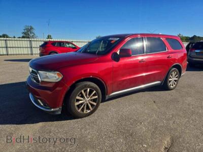 2015 Dodge DURANGO SXT, бордовый — VIN 1C4RDHAG7FC201634, Copart