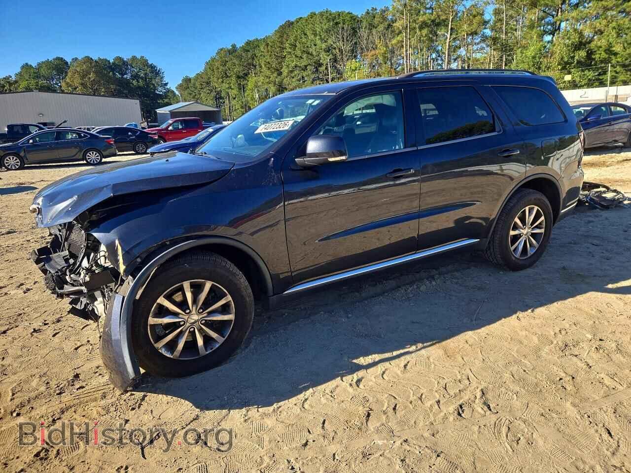 2016 Dodge DURANGO Limited (VIN 1C4RDJDG7GC455901) — photo 1 of 14, Copart, damage: front end