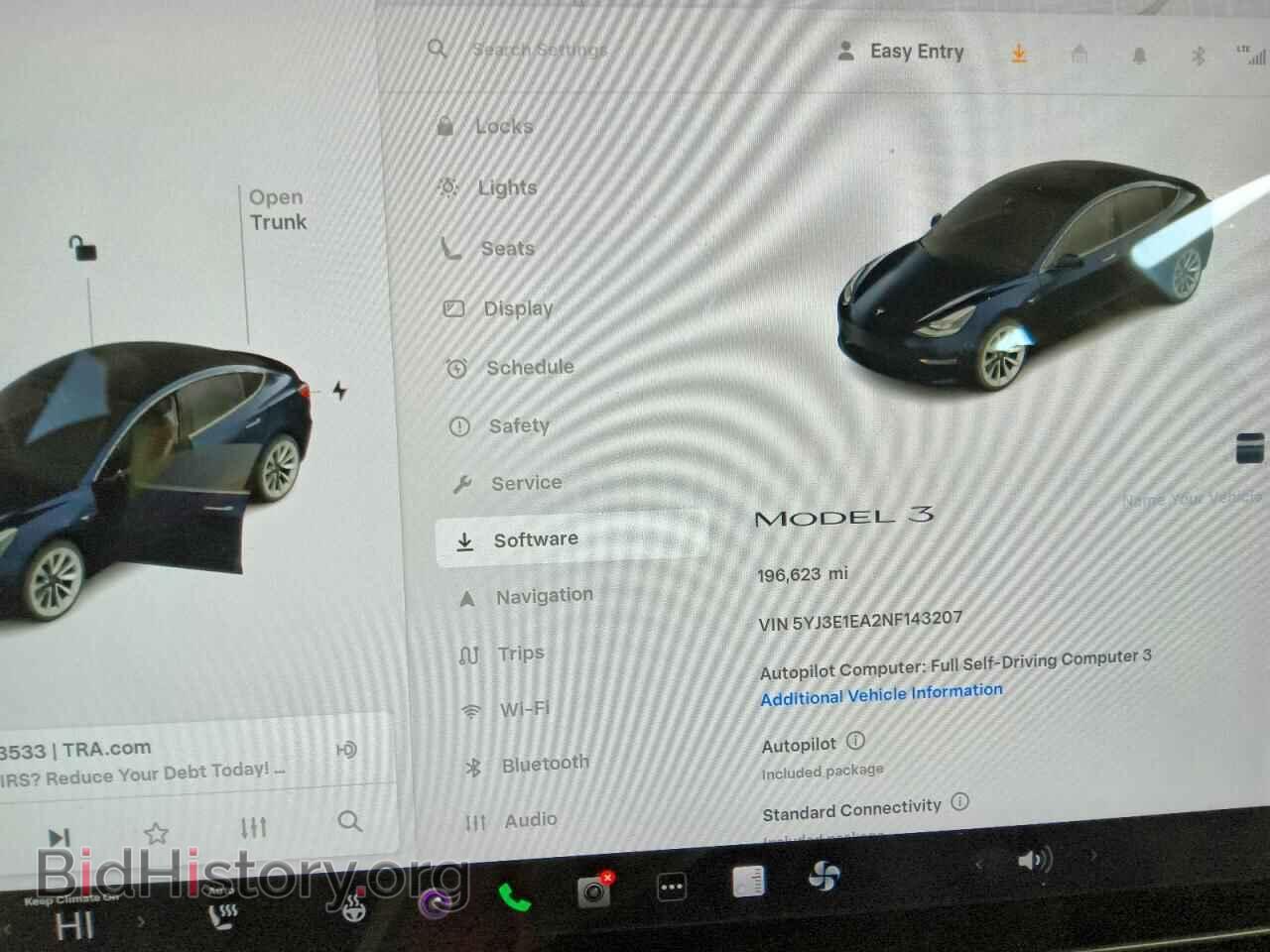 2022 TESLA MODEL 3 - VIN: 5YJ3E1EA2NF143207 - Фото 9
