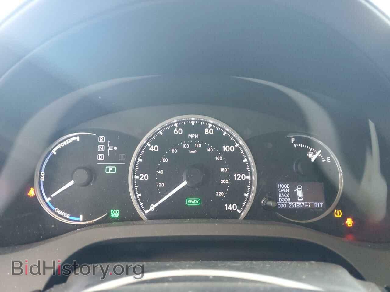 2012 LEXUS CT 200 - VIN: JTHKD5BH3C2067678 - Фото 9