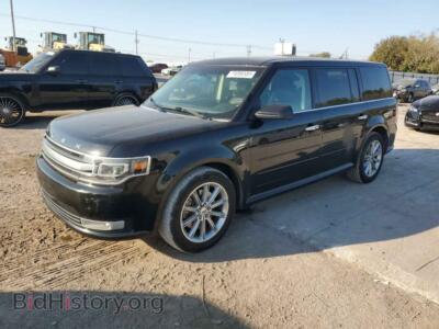 2014 Ford FLEX Limited, черный — VIN 2FMHK6D84EBD02957, Copart