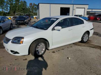 2010 Mitsubishi GALANT FE, white — VIN 4A32B2FF8AE008052, Copart