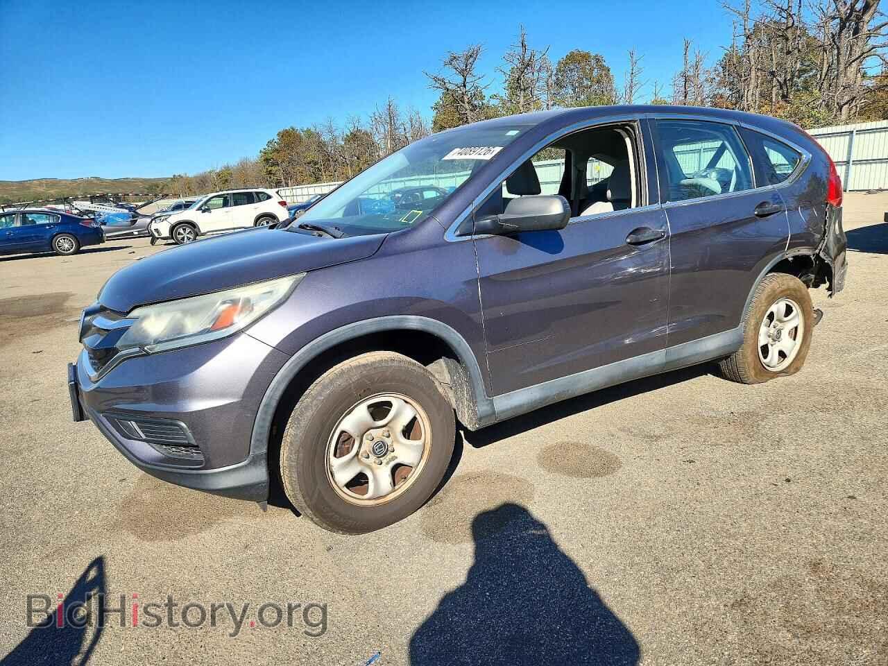 2015 Honda CRV LX (VIN 2HKRM4H3XFH688232) — фото 1 из 13, Copart, повреждение: задняя часть
