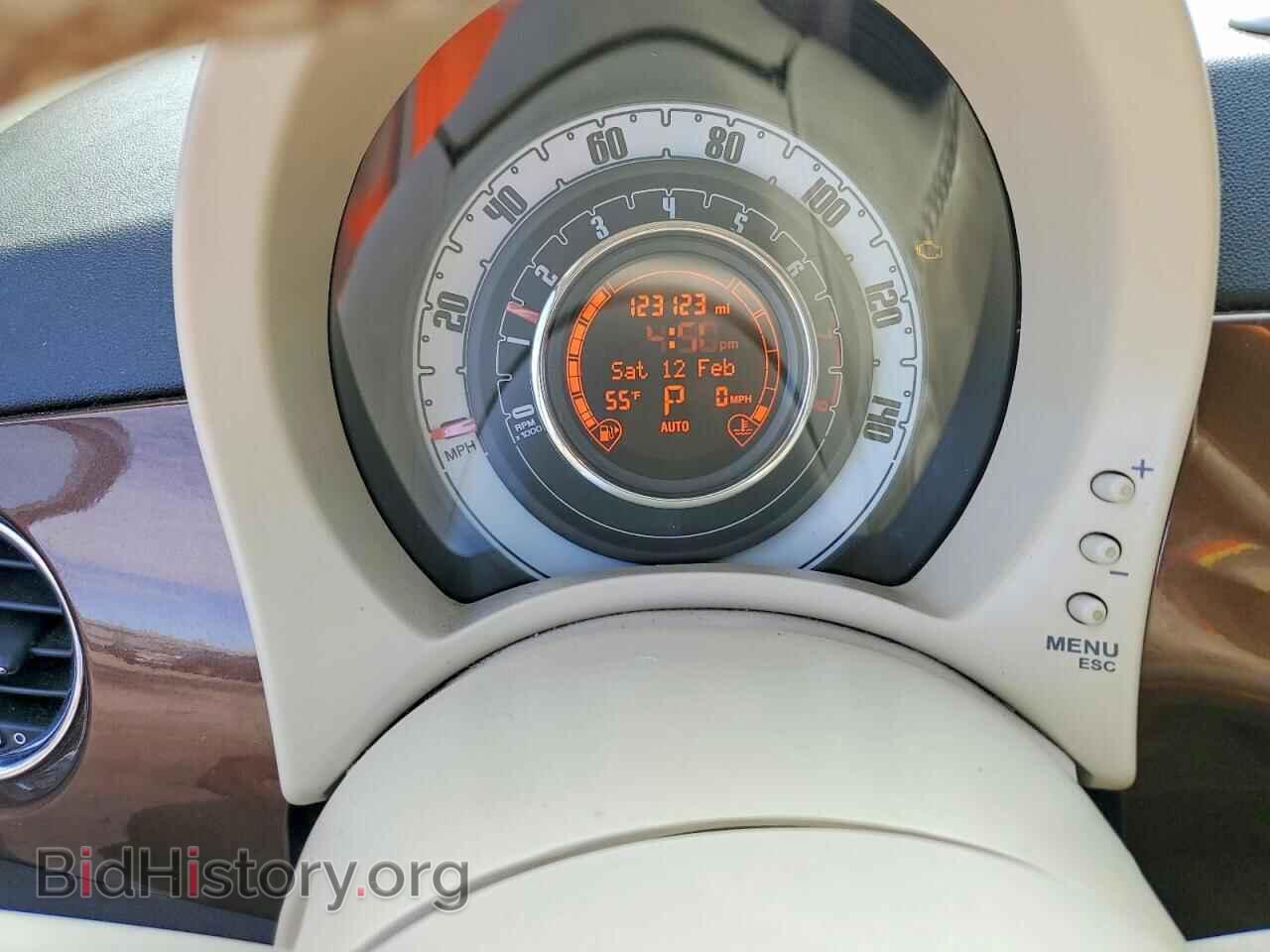 2012 FIAT 500 - VIN: 3C3CFFER3CT381683 - Фото 9