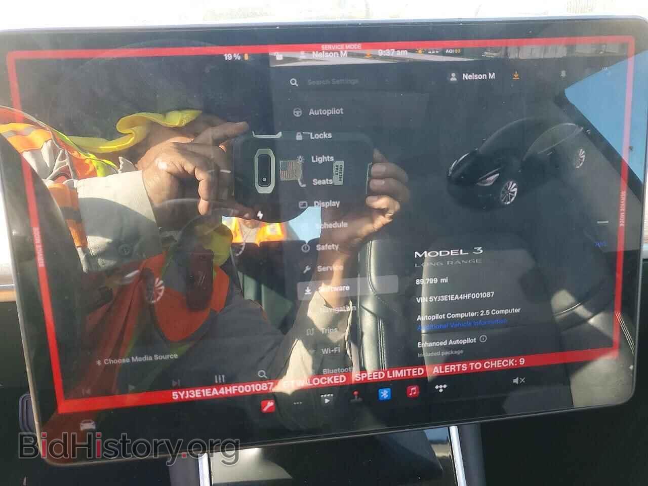 2017 TESLA MODEL 3 - VIN: 5YJ3E1EA4HF001087 - Photo 9