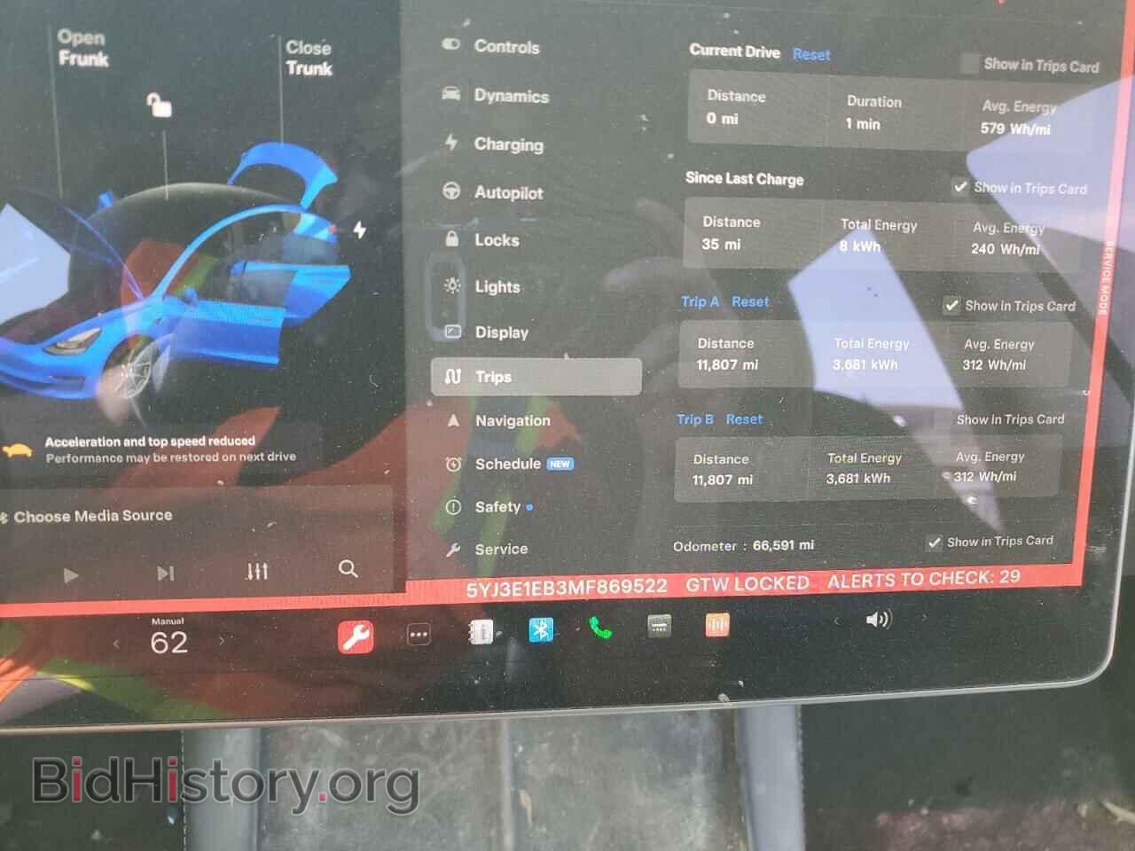 2021 TESLA MODEL 3 - VIN: 5YJ3E1EB3MF869522 - Фото 9