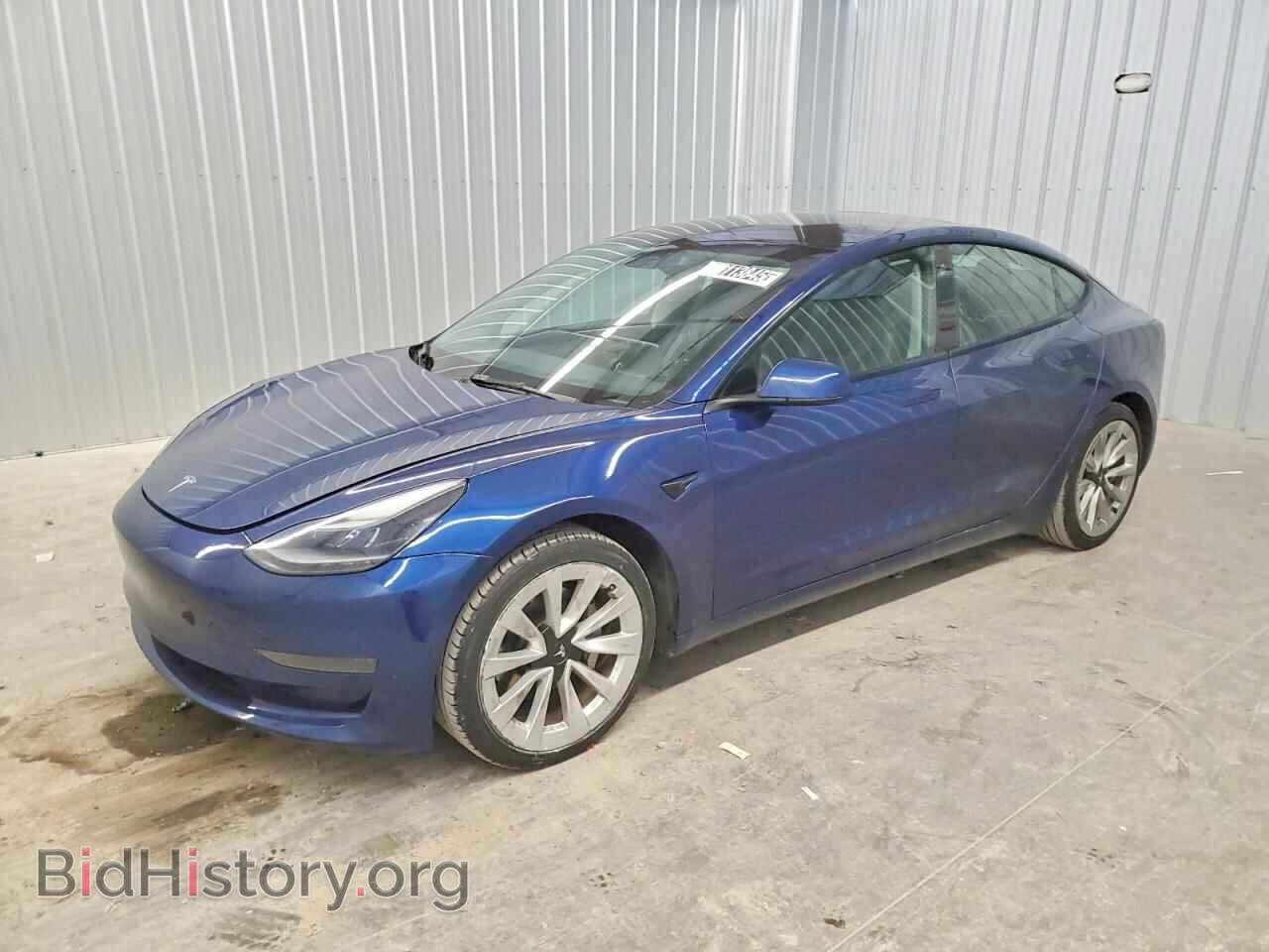 Photo 5YJ3E1EA8NF369199 - TESLA MODEL 3 2022