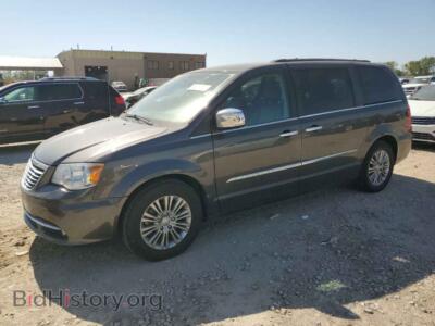 2015 Chrysler MINIVAN Touring L, gray — VIN 2C4RC1CG8FR753495, Copart