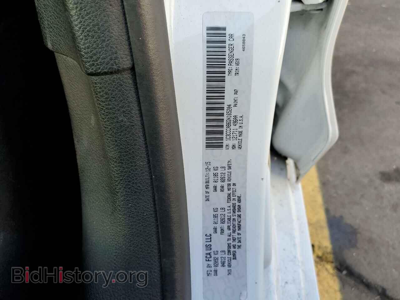 2016 CHRYSLER 200 - VIN: 1C3CCCAB6GN165204 - Photo 12