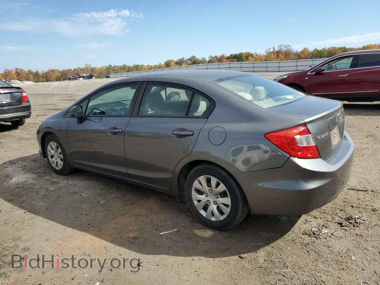 2012 HONDA CIVIC - VIN: 2HGFB2F55CH300332 - Фото 2
